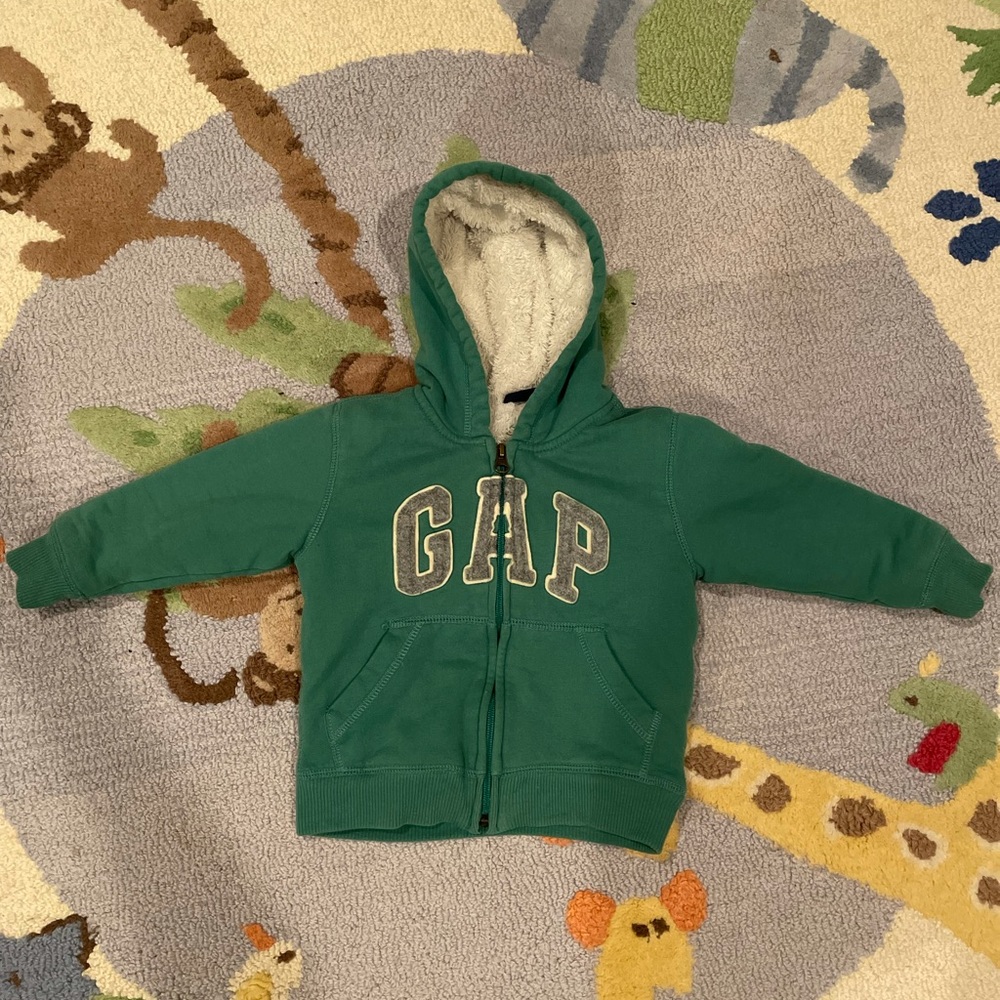 Gap 2T Warm Zip Up Hoodie